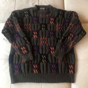Vintage timberland hand knit sweater